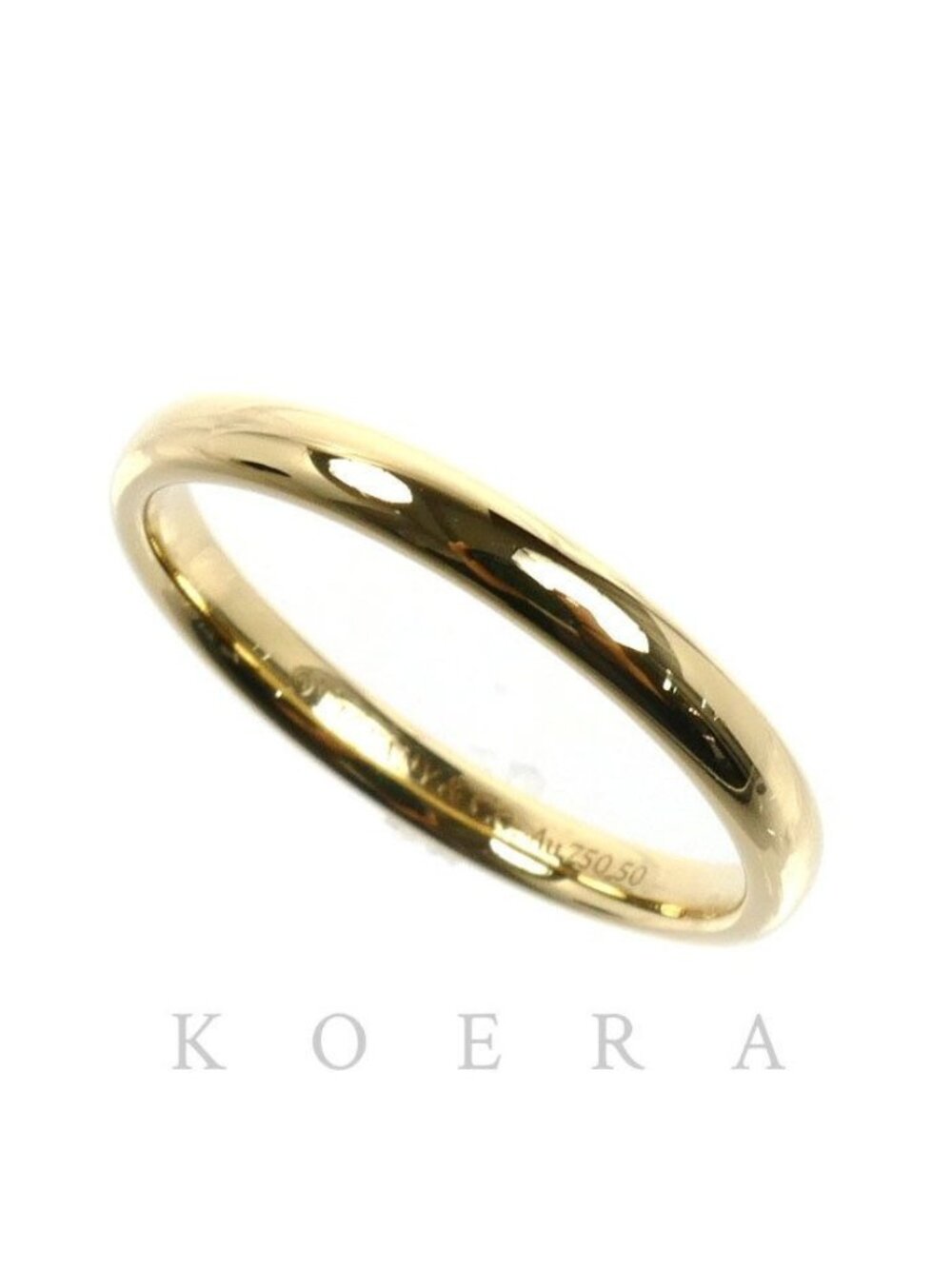 Tiffany & Co 18k Yellow Gold Classic Band Ring